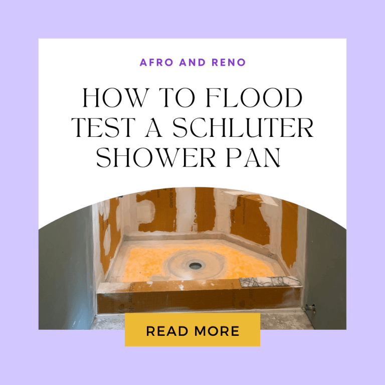 How to Flood Test your Schluter Kerdi Shower Pan