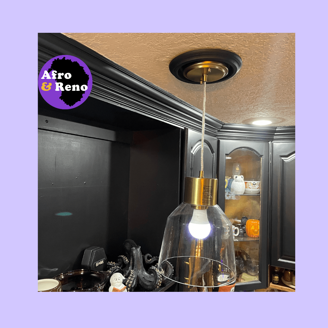 How to Convert a Recessed Light to a Pendant Afro and Reno