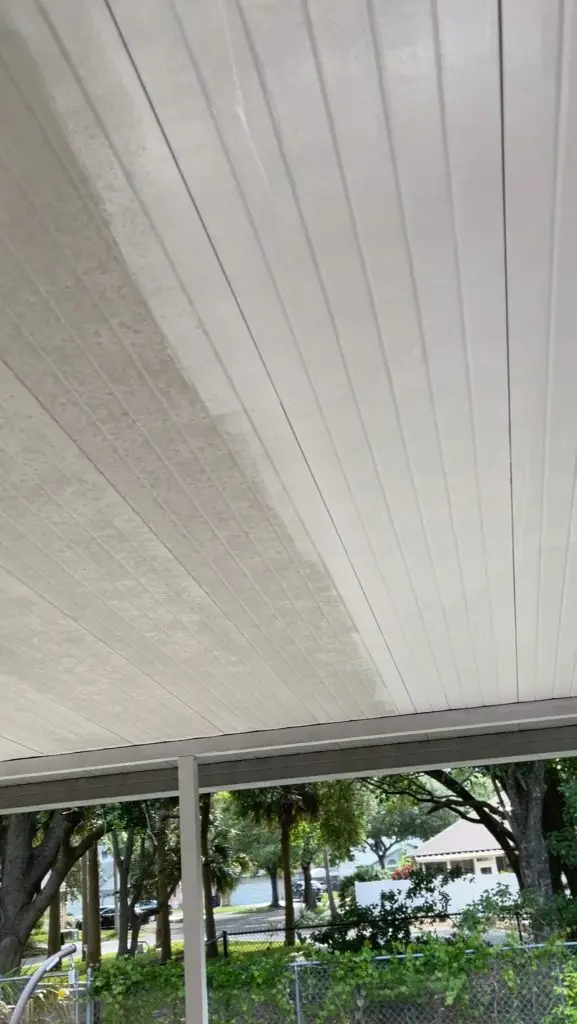 Painting aluminum patio
